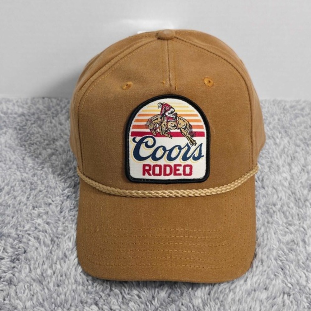 Coors Beer Rodeo Patch Logo Vintage Men's‎ Snapback Cap Hat Horses Cowboy NWT